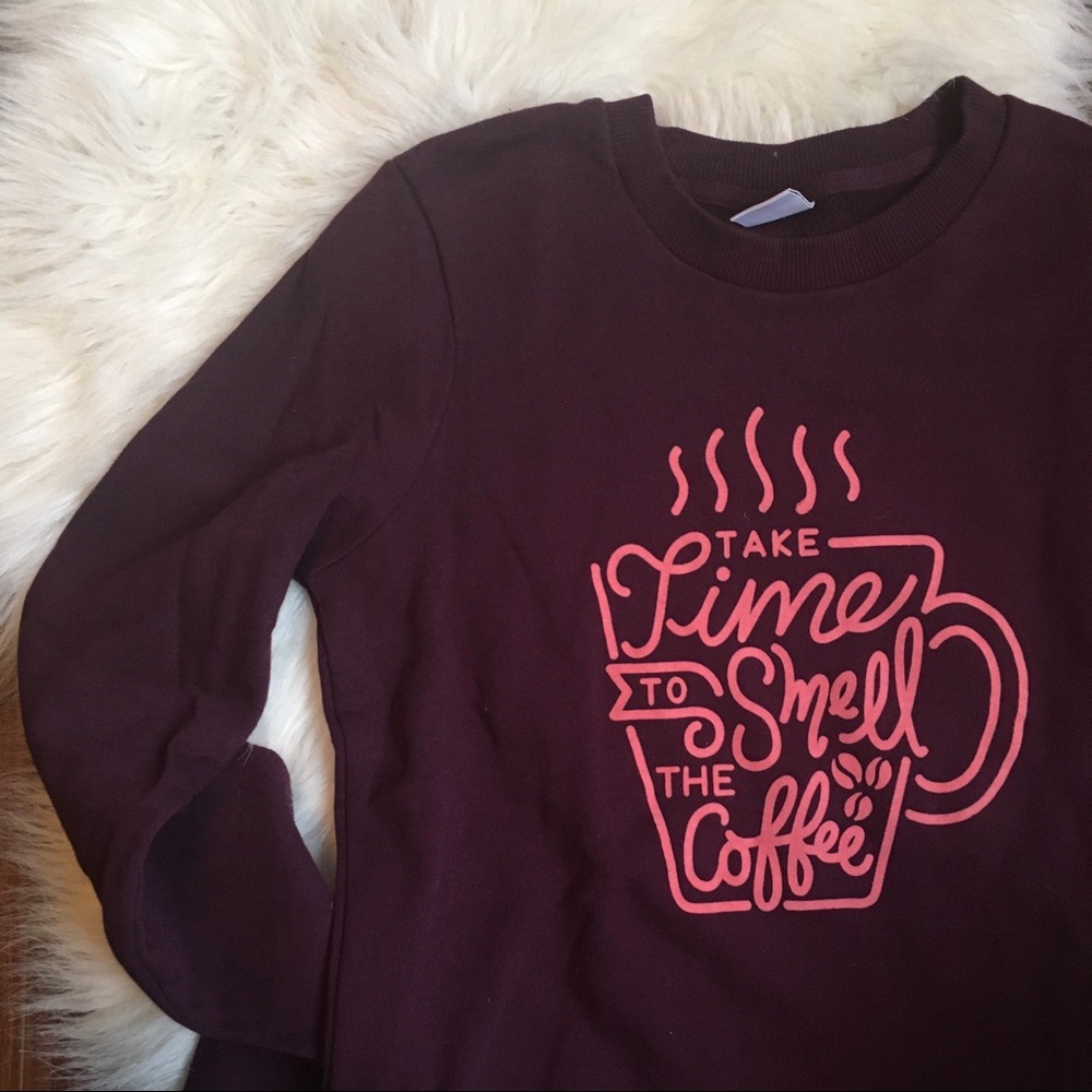 Coffee Graphic Sweatshirt